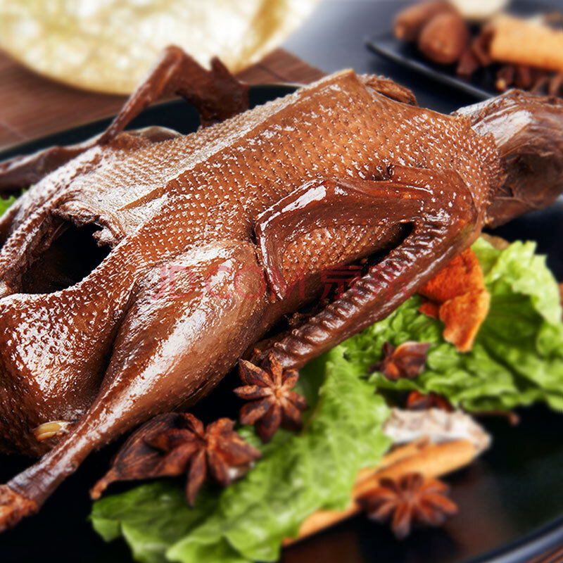 张鸭子重庆梁平特产 卤烤鸭 510g 卤味肉干休闲零食熟食