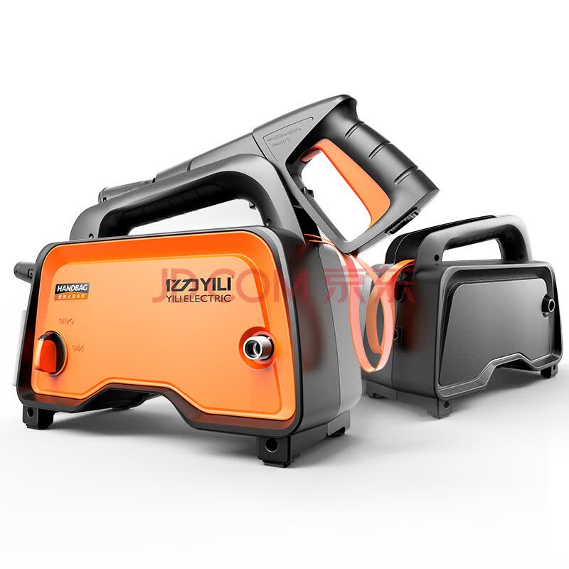 亿力yili 家用洗车机锂电池充电清洗机高压洗车工具 ylq4740d-a