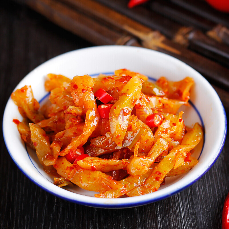 鱼泉 香辣榨菜 下饭菜调味料开味菜咸菜 重庆特产 50g*6袋