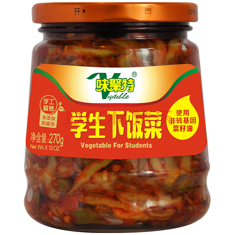 味聚特 学生下饭菜270g 四川爽口美味开胃菜