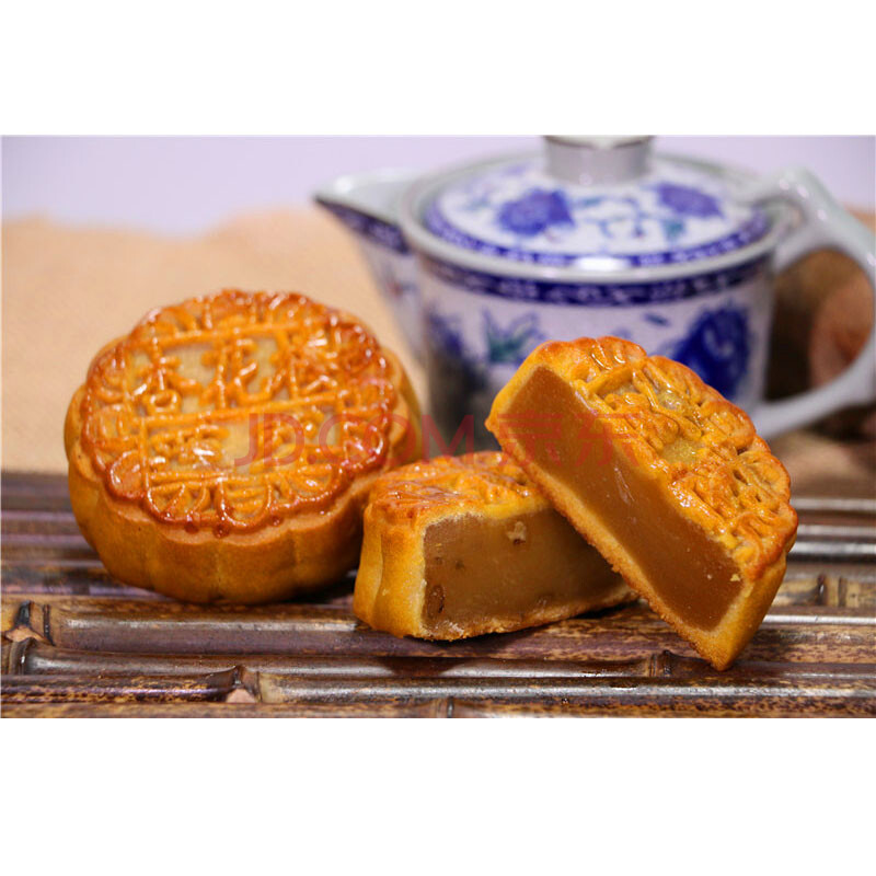 上海杏花楼 广式月饼 莲蓉月饼 100g 传统糕点中秋散装