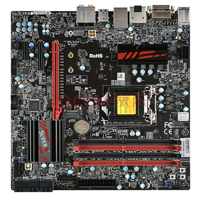 超微(supermicro)c7h170-m 游戏主板 z170芯片组 lga1151