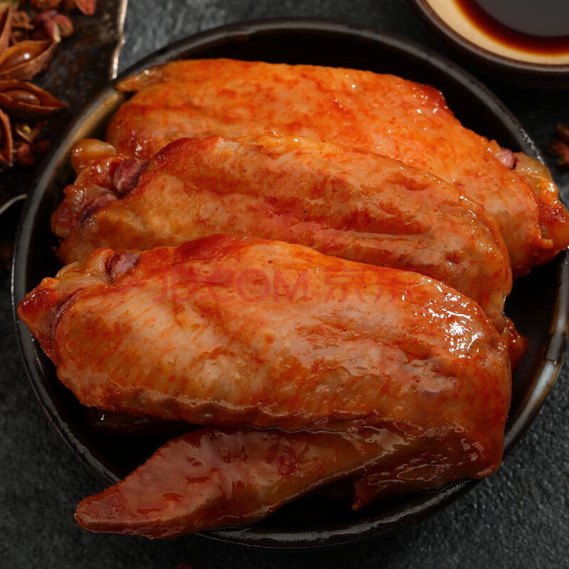来伊份 肉干肉脯 休闲零食 鸡肉鸡翅 分享装 独立包装 奥尔良风味烤翅