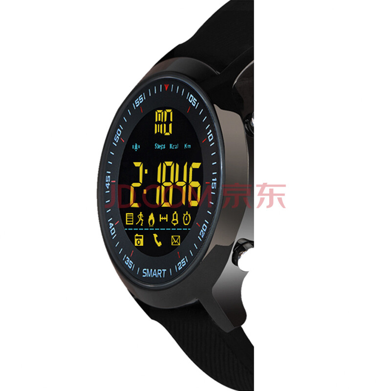 纽曼(newmine)ex18 蓝牙智能手环运动男士 运动防水户外手表 太空黑