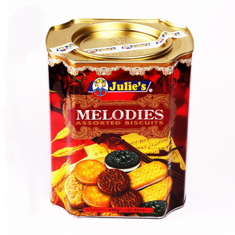 马来西亚进口茱蒂丝(julies) 美旋律什锦饼干650g