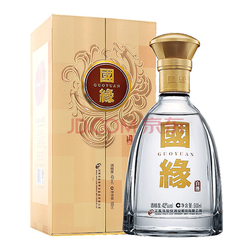 今世缘 今世缘 今世缘 国缘对开 42度 500ml 商品价格:338.