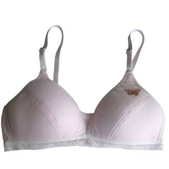 > 可娃衣 少女纯棉网眼肩带学生无钢圈文胸(不含底裤) bw12s283 肤色