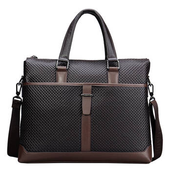 老人头laorentou男士时尚手提公文包251010l 啡色