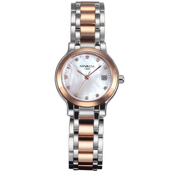 尼维达(nivada)手表 瑞士经典成功人士特爱石英女表lq6064-161641