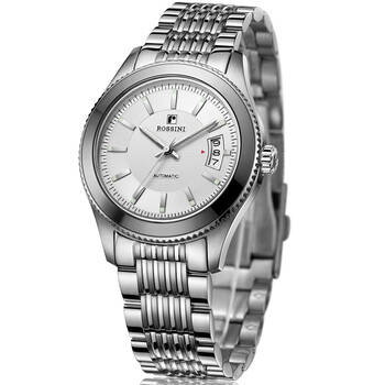 罗西尼(rossini)手表 雅尊商务系列半钨钢全自动机械男表5433w01a