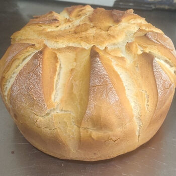 清真大焜锅馍馍西北特色青海大花馍烤馍保鲜真空新鲜现烤全国 原味