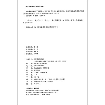 京津冀城市群若干问题研究