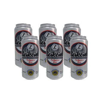 莱科姆(leikeim)德国原装进口啤酒莱科姆黑啤酒500ml罐装世涛啤酒 黑