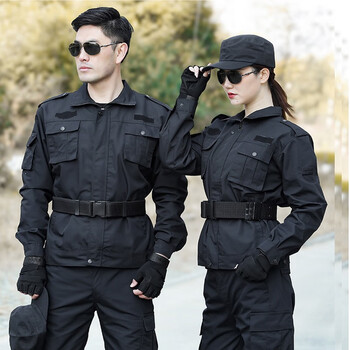 盾郎保安服套装男短袖作训服女夏季执勤工作服耐磨训练服军迷服装特训