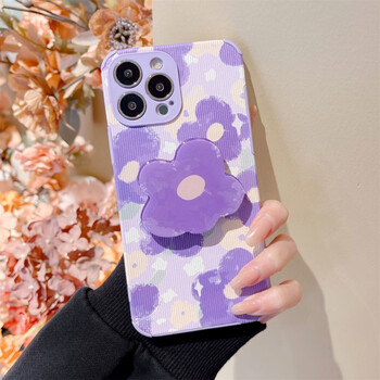 高颜值ins风紫色花朵vivoiqooneo5 z5手机壳y52s y70s y3 紫色花朵