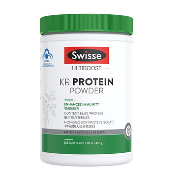 swisse斯维诗 克尔牌进口氨基酸大豆蛋白粉455g 男女性中老年人成人