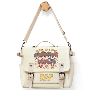 淡莞tnt时代少年团周边帆布包斜挎包单肩包马嘉祺刘耀文同款书包应援