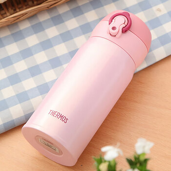 thermocafe膳魔师凯菲304不锈钢保温杯情侣杯弹跳杯便携