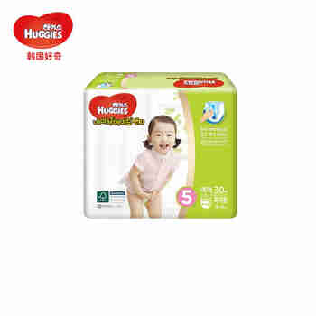 韩国好奇(Huggies) 天然之选成长裤 XL30片 13-18kg 女宝