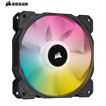 美商海盗船 (uscorsair) sp120 rgb 精英版 单颗装 12cm风扇 炫彩灯光