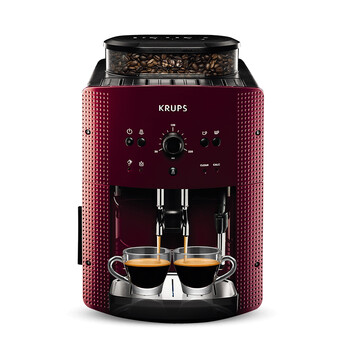 克鲁伯(krups)咖啡机 欧洲原装进口意式家用全自动现磨豆自带奶泡器