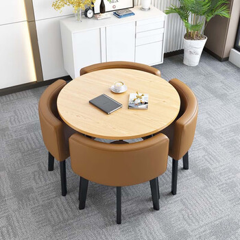 裕顺寿接待桌椅组合简约谈判洽谈桌商务用店面会客桌椅办公室休闲小