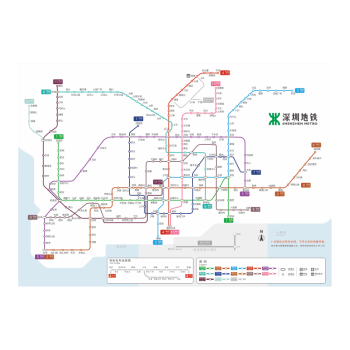 深圳地铁2023年线路图图片