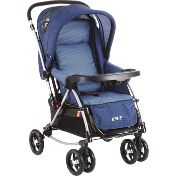 虎贝尔(hbr)高景观婴儿车宝宝儿童手推双向婴儿推车轻便折叠可坐可躺