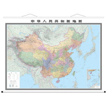 中国全图（政区版 3米*2.2米巨幅 地图挂图 大场景专用）