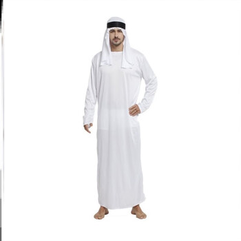 江米妮中东土豪套装沙特阿拉伯白袍阿联酋服饰迪拜中东卡塔尔土豪