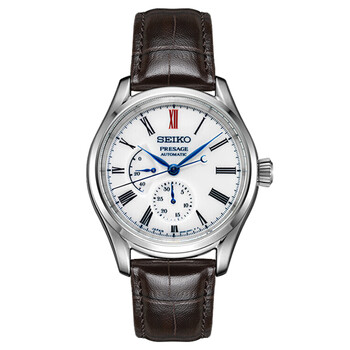 精工(seiko)手表 日本原装进口presage系列商务男表6r机芯有田烧陶瓷