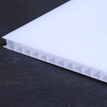 京工京选 包装用 中空板pc 2.1*6m 乳白色6mm厚阳光板