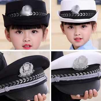 布恩普儿童服装全套警察服小衣服装备套装演出服 搭配儿童警察帽 120