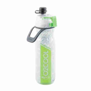O2COOL美国成人大容量590毫升喷雾运动水杯夏季户外保冷健身便携随手杯 经典款-绿色