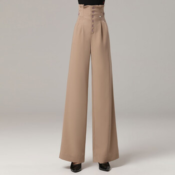 丹宝罗(doubl)丹宝罗拉丁舞裤子女夏天高腰新款薄款花苞交谊舞舞裤