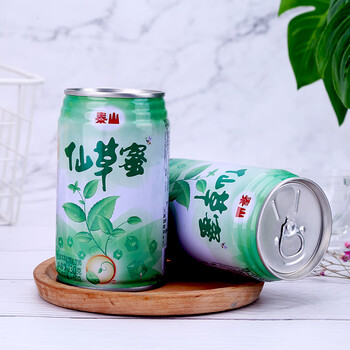 泰山仙草蜜330克*12罐凉茶饮料烧仙草冻黑凉粉夏日解暑冷藏更佳 330克