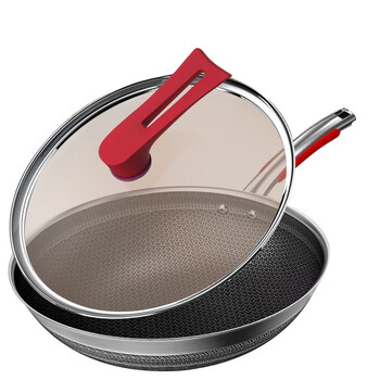 德国欧乐菲(olofe)麦饭石色炒锅不粘锅炒菜锅压铸轻质耐磨王系列32cm