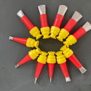 玻璃胶枪嘴不锈钢胶嘴鸭嘴型门窗外墙打胶收边结构胶枪头胶嘴不锈钢胶