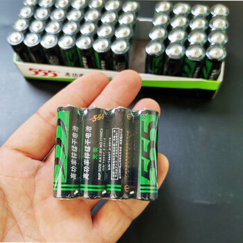 安教尔555电池5号 7号高功率锌锰 碳性电池一条48粒价 7号24粒