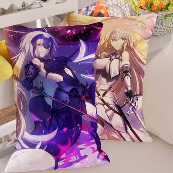 fgo抱枕二次元fate靠枕黑贞德总司saber动漫半身靠垫枕头套周边 贞德7