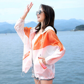 kanjoop 防晒衣女短款2021年夏季新款女士防晒服薄衫韩版洋气宽松薄款