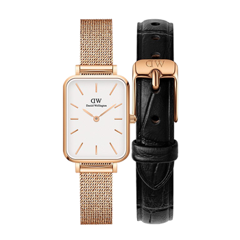 丹尼尔惠灵顿(danielwellington)dw小方表金色钢带简约白盘欧美表送