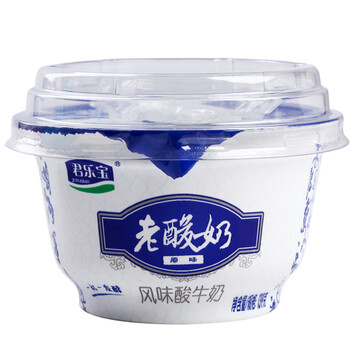 君乐宝老酸奶风味酸牛奶原味益生菌发酵乳网红老酸奶12盒装整箱