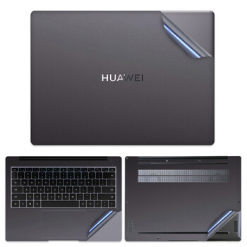 款华为matebook14贴膜d15d16贴纸13 14s16s机身膜xpro保护膜 冰膜灰色