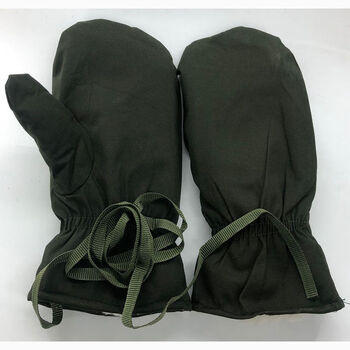 手闷子男冬季加厚棉巴掌手套劳保加肥加大宽松保暖焖子五指带绳棉手套