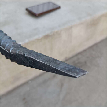 德骊嘉撬棒 7字形木工工地拆模撬杠螺纹钢铝膜撬棍两头扁口撬棒 20粗