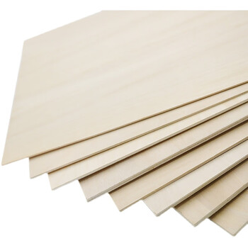 手工木板材料 diy沙盘建筑模型材料烙画薄木片板材椴木板 92*92厘米5