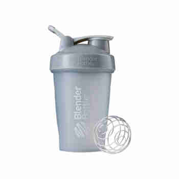 美国Blender Bottle摇摇杯CLASSIC V1 20oz系列运动健身蛋白粉摇瓶 塑料杯 经典款V1 - 灰色