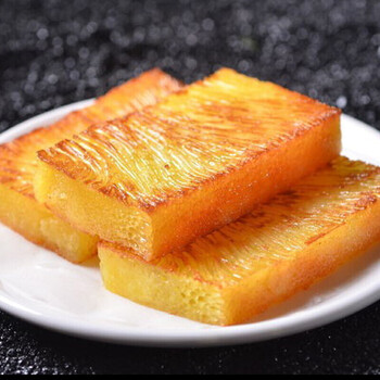 茶楼点心大笑椰汁黄金糕蜂窝糕早茶点心蒸糕传统糕点南洋风味450g 450