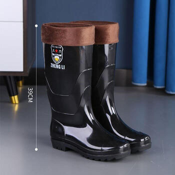 军工雨鞋男中桶防水胶鞋男士工地水鞋夏长桶水靴防滑耐磨高桶雨靴 q33